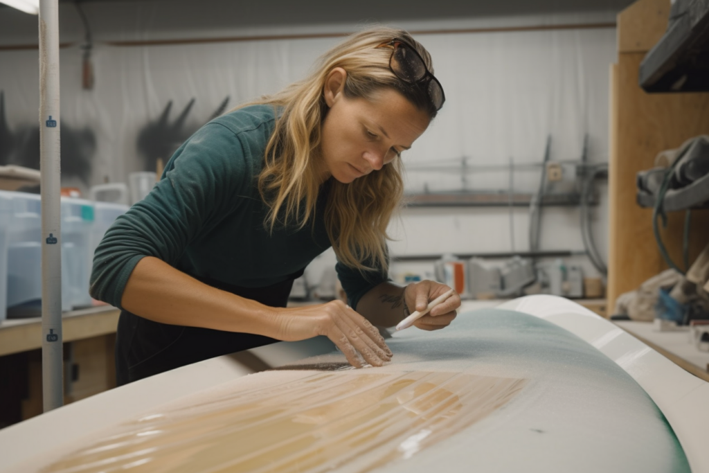 Über uns tipcurl shaping surfboard